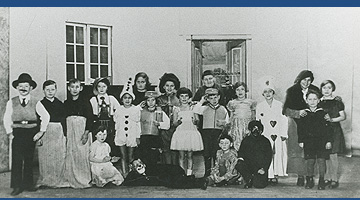 Kinder der jüdischen Gemeinde Rostock.